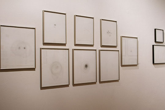 Art Fair of Multiple Personalities - Exhibition Installation 20 Drawings Made by Drawing Machines