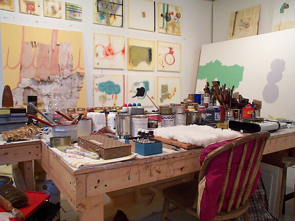 Studio - With Paintings on Foam