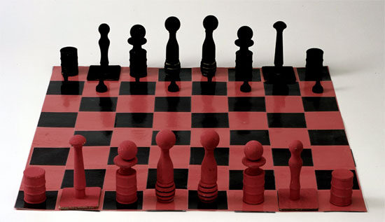 Artwork by Park School Student - Checker/Chess Board