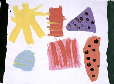 Artwork by Park School Student - Painting Shapes